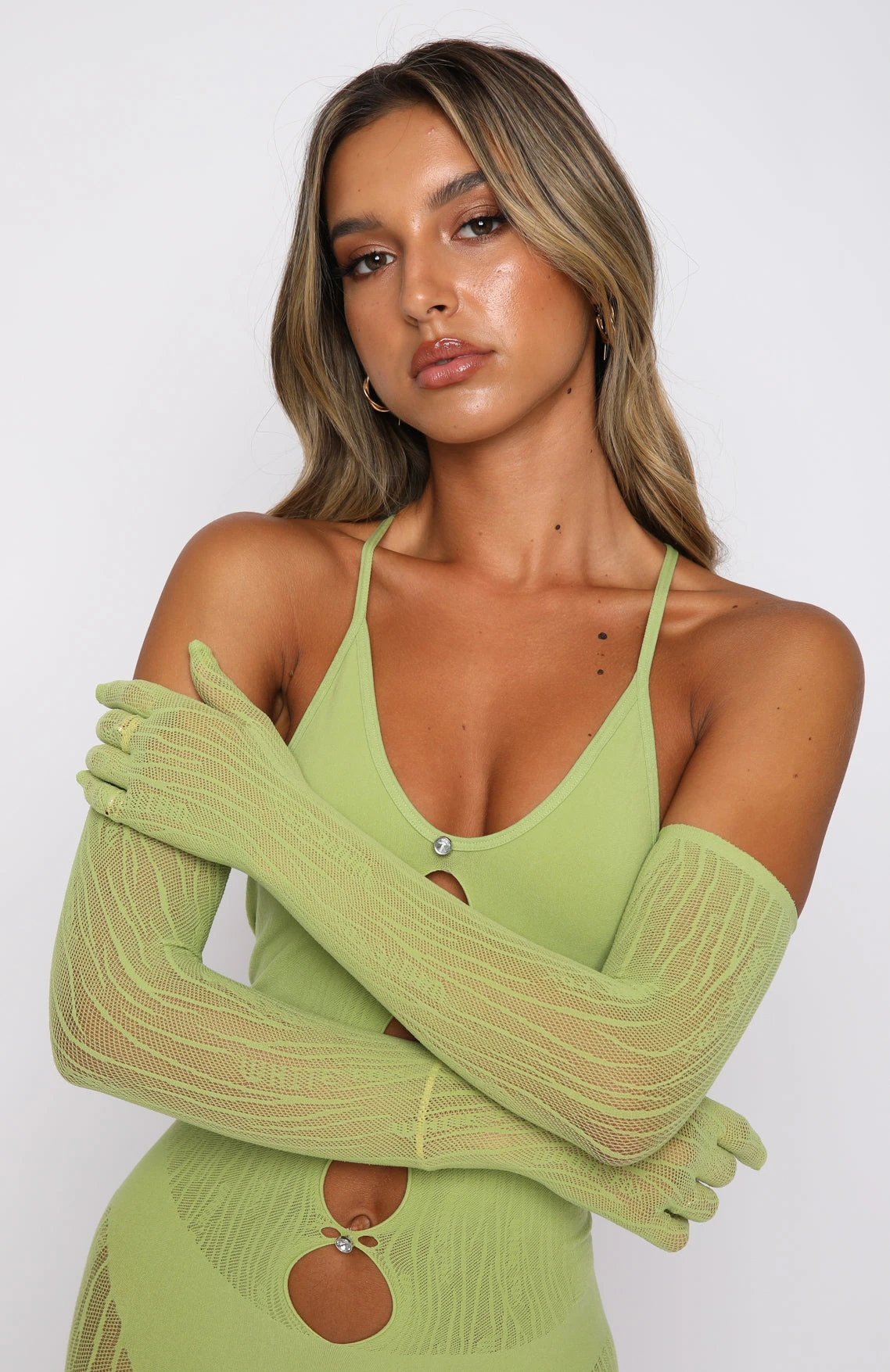 Link Up Mini Dress Matcha 8 Link Up Mini Dress Matcha - Image 6