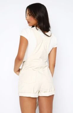 Hard To Keep Up Overalls Cream -White Fox Sales 04.08.2344926