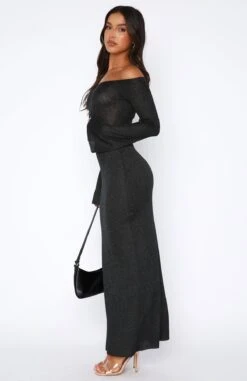 Royals Only Maxi Dress Black -White Fox Sales 04.08.2345102