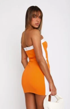 Time Of My Life Strapless Mini Dress Orange 11 Time Of My Life Strapless Mini Dress Orange -White Fox Sales 05.04.2324336