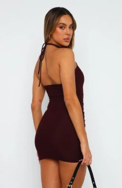 Long Nights Mini Dress Burgundy 13 Long Nights Mini Dress Burgundy -White Fox Sales 07.07.230112
