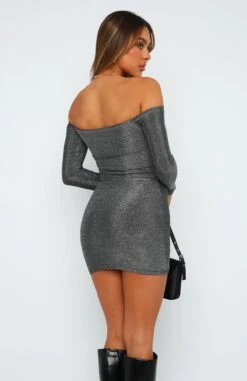 Won't Get Over You Long Sleeve Mini Dress Silver 10 Won't Get Over You Long Sleeve Mini Dress Silver -White Fox Sales 07.07.2324613
