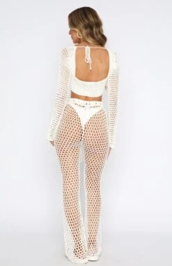 Highway To Heaven Crochet Pants Off White -White Fox Sales 08.06.2331477