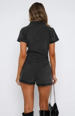 Made For Her Playsuit Black Acid Wash 11 Made For Her Playsuit Black Acid Wash -White Fox Sales 08.06.2332465
