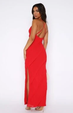 From Another World Maxi Dress Red -White Fox Sales 11.08.2346082