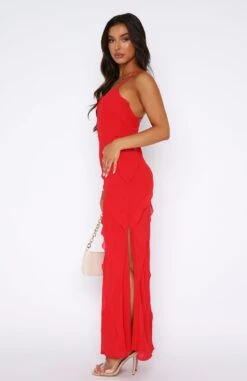 From Another World Maxi Dress Red -White Fox Sales 11.08.2346085