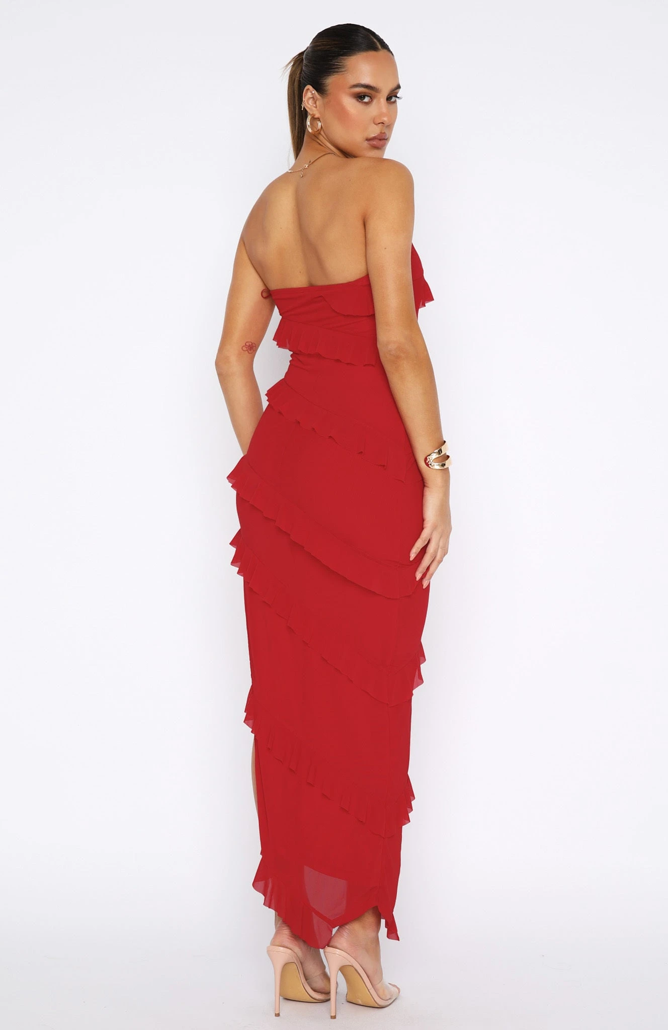 Sweet Desire Maxi Dress Red 6 Sweet Desire Maxi Dress Red - Image 4