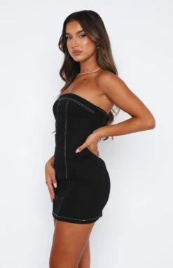Wandering Heart Strapless Mini Dress Black 9 Wandering Heart Strapless Mini Dress Black -White Fox Sales 12.01.234373