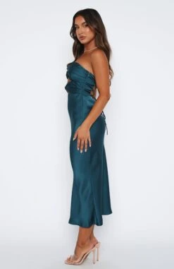 Elysium Midi Dress Teal -White Fox Sales 12.01.234393