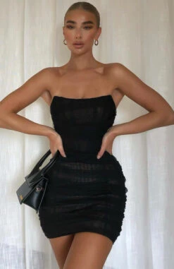 For The Night Mini Dress Black 20 For The Night Mini Dress Black -White Fox Sales 137579639 2442303882731129 1667557601123452176 n