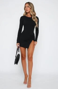 Do What I Do Long Sleeve Mini Dress Black 12 Do What I Do Long Sleeve Mini Dress Black -White Fox Sales 14.4.2316522