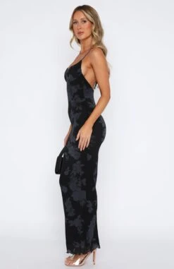 I Don't Miss You Maxi Dress Noir Rose 8 I Don't Miss You Maxi Dress Noir Rose -White Fox Sales 15.06.2332975
