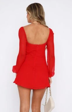 Perfect Moment Long Sleeve Mini Dress Red 11 Perfect Moment Long Sleeve Mini Dress Red -White Fox Sales 15.06.2333228