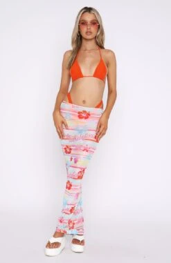 Wanderlust Mesh Maxi Skirt Tropical Horizon -White Fox Sales 15.09.222060