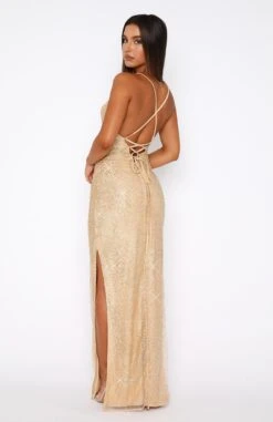 Shining Star Maxi Dress Gold 12 Shining Star Maxi Dress Gold -White Fox Sales 16.03.2320664