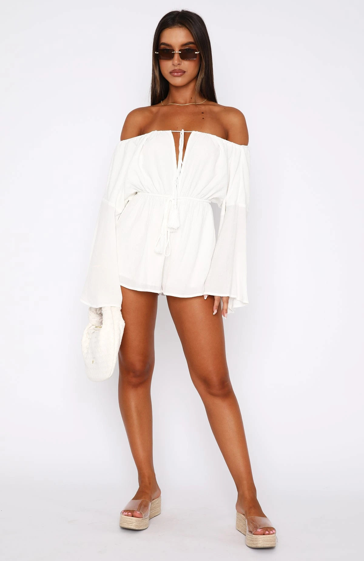 Another Night Playsuit White 7 Another Night Playsuit White - Image 5