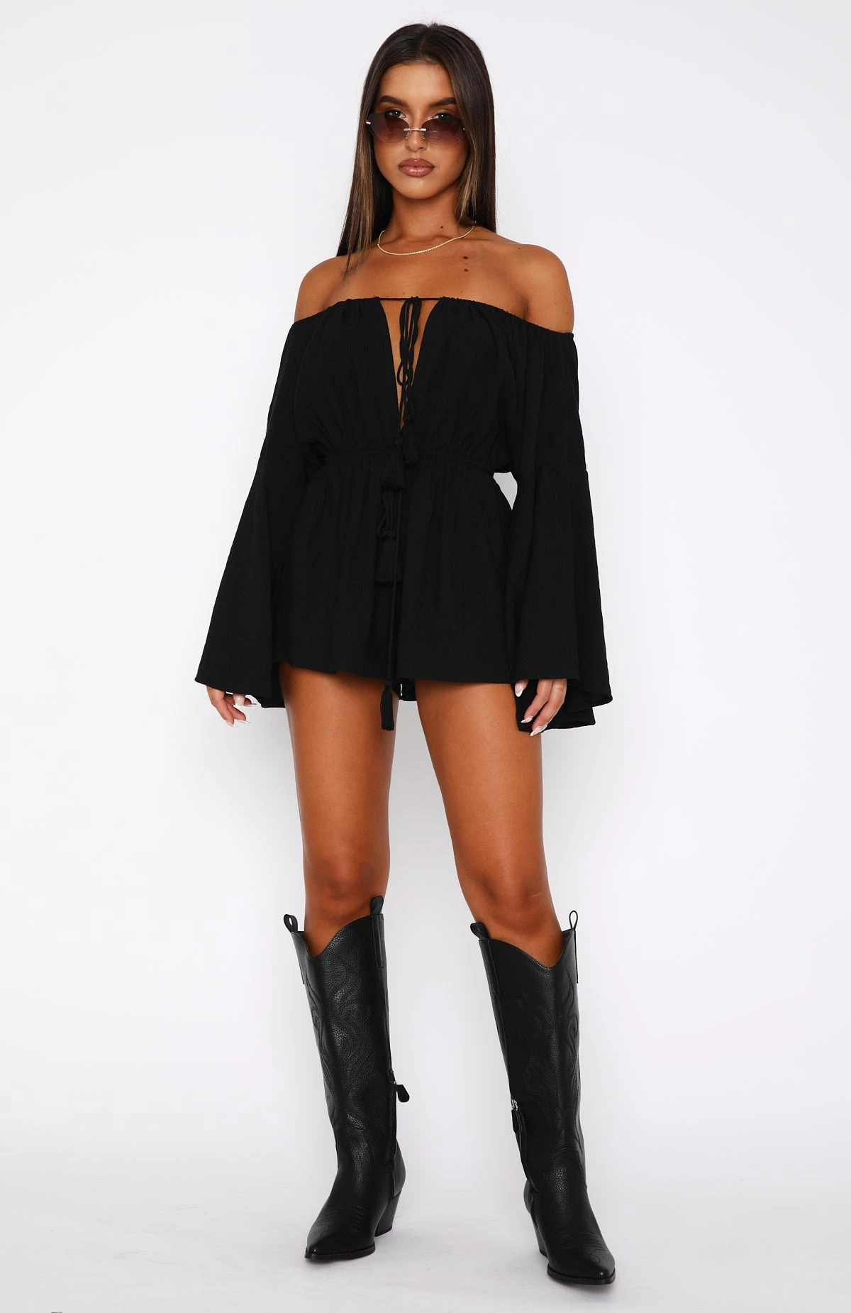 Another Night Playsuit Black 7 Another Night Playsuit Black - Image 5