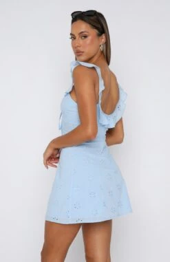 Summer Crush Mini Dress Baby Blue -White Fox Sales 20.07.23 241382