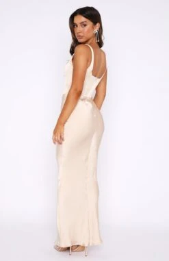 I Wanna Be Yours Maxi Dress Champagne -White Fox Sales 20.10.229126