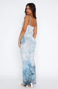 Sorrows Maxi Dress Azzurro -White Fox Sales 24.08.2350921