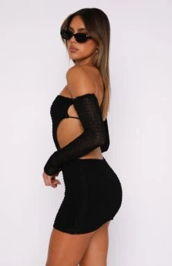 Summer's Over Long Sleeve Mini Dress Black 10 Summer's Over Long Sleeve Mini Dress Black -White Fox Sales 27.07.2343255