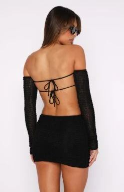 Summer's Over Long Sleeve Mini Dress Black 11 Summer's Over Long Sleeve Mini Dress Black -White Fox Sales 27.07.2343258