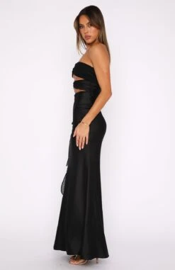 Deep Hearts Strapless Maxi Dress Black 8 Deep Hearts Strapless Maxi Dress Black -White Fox Sales 27.07.2343353