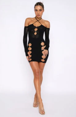 Keep On Looking Mini Dress Black 11 Keep On Looking Mini Dress Black -White Fox Sales 28.04.22 834