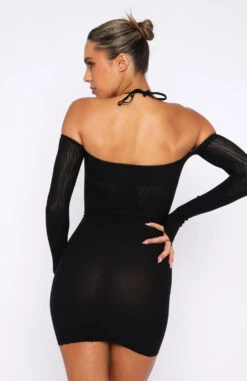 Keep On Looking Mini Dress Black 10 Keep On Looking Mini Dress Black -White Fox Sales 28.04.22 846