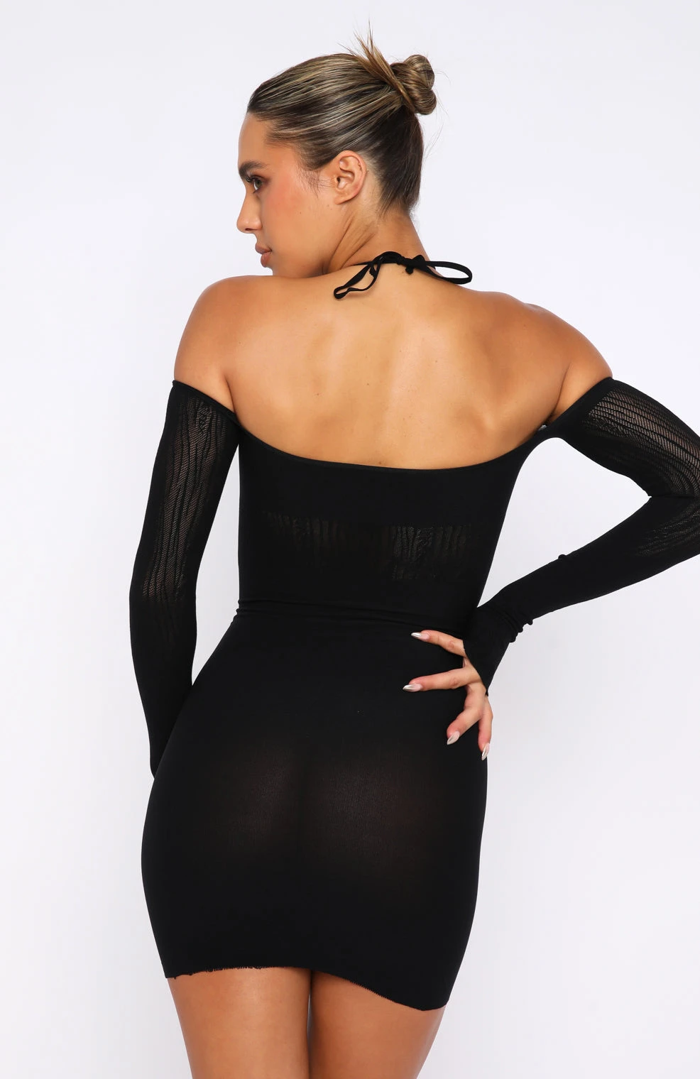 Keep On Looking Mini Dress Black 6 Keep On Looking Mini Dress Black - Image 4