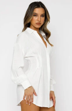 Feels Like A Holiday Shirt Dress White 13 Feels Like A Holiday Shirt Dress White -White Fox Sales 28.07.21 1184