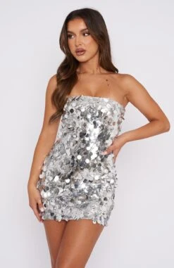 On A Night Like This Mini Dress Silver -White Fox Sales 28.11.220182
