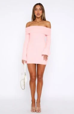 Snow Angel Long Sleeve Mini Dress Baby Pink -White Fox Sales 30.06.2336169