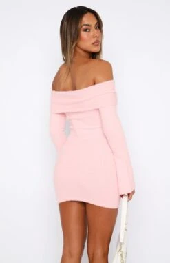 Snow Angel Long Sleeve Mini Dress Baby Pink -White Fox Sales 30.06.2336188