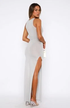 Under The Moonlight Maxi Dress Silver -White Fox Sales 30.06.2336960