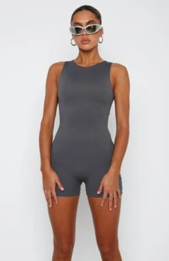 Live Freely Playsuit Charcoal 11 Live Freely Playsuit Charcoal -White Fox Sales 30.3.2315233