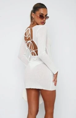 Future Lover Long Sleeve Mini Dress Off White 12 Future Lover Long Sleeve Mini Dress Off White -White Fox Sales 30.3.2315274
