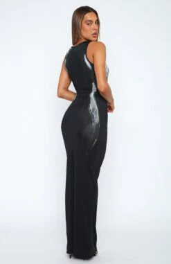 The Dr Mitchell Kim Maxi Dress Obsidian -White Fox Sales 31.05.2322848