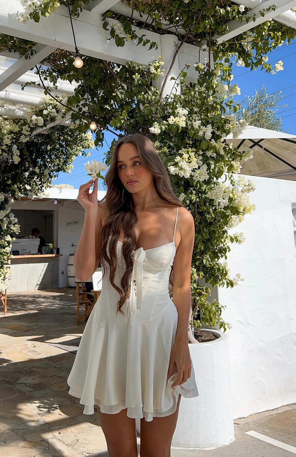 Stay Together Mini Dress Cream 10 Stay Together Mini Dress Cream - Image 8