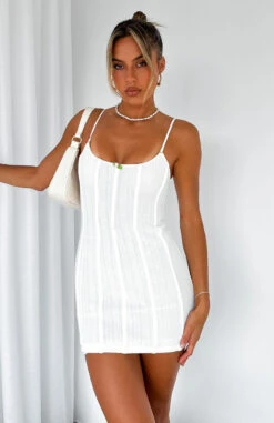 Ain't Safe Mini Dress White -White Fox Sales AINT SAFE MINI DRESS 28.02.23 001