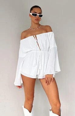 Another Night Playsuit White 13 Another Night Playsuit White -White Fox Sales ANOTHER NIGHT PLAYSUIT 26.04.23 10