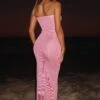 Ascension Maxi Dress Pink 1 Ascension Maxi Dress Pink -White Fox Sales ASCENSION DRESS BALMY NIGHTS 04