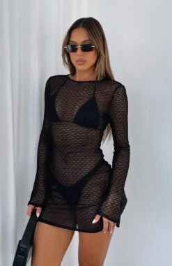 With Me Long Sleeve Mini Dress Black 13 With Me Long Sleeve Mini Dress Black -White Fox Sales B6F9F24D F66A 405B AA2D 0045DC638A8C