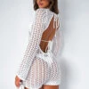 Change Of Plans Knitted Long Sleeve Playsuit White 2 Change Of Plans Knitted Long Sleeve Playsuit White -White Fox Sales CHANGE OF PLANS PLAYSUIT 31.1.23 004