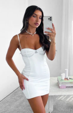 Coming For You Mini Dress White 13 Coming For You Mini Dress White -White Fox Sales COMING FOR YOU DRESS 23.02.23 005