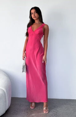 Event Ready Maxi Dress Hot Pink 15 Event Ready Maxi Dress Hot Pink -White Fox Sales EVENT READY DRESS 05.05.23 01 1