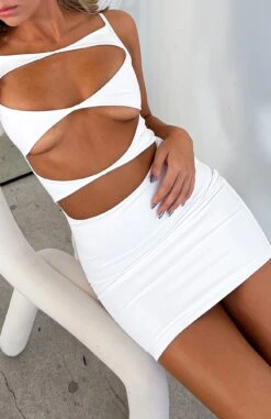 Eyes On Me Mini Dress White 14 Eyes On Me Mini Dress White -White Fox Sales EYES ON ME MINI DRESS .17.10 2