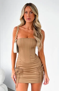 Fallen Angel Mini Dress Beige 16 Fallen Angel Mini Dress Beige -White Fox Sales FALLEN ANGEL DRESS 19.05.23 01