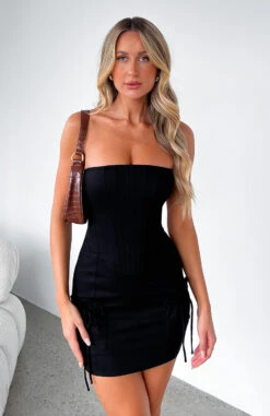 Fallen Angel Mini Dress Black -White Fox Sales FALLEN ANGEL DRESS 19.05.23 13