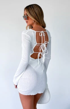 Future Lover Long Sleeve Mini Dress Off White 15 Future Lover Long Sleeve Mini Dress Off White -White Fox Sales FUTURE LOVER L S MINI DRESS 19.04.23 05